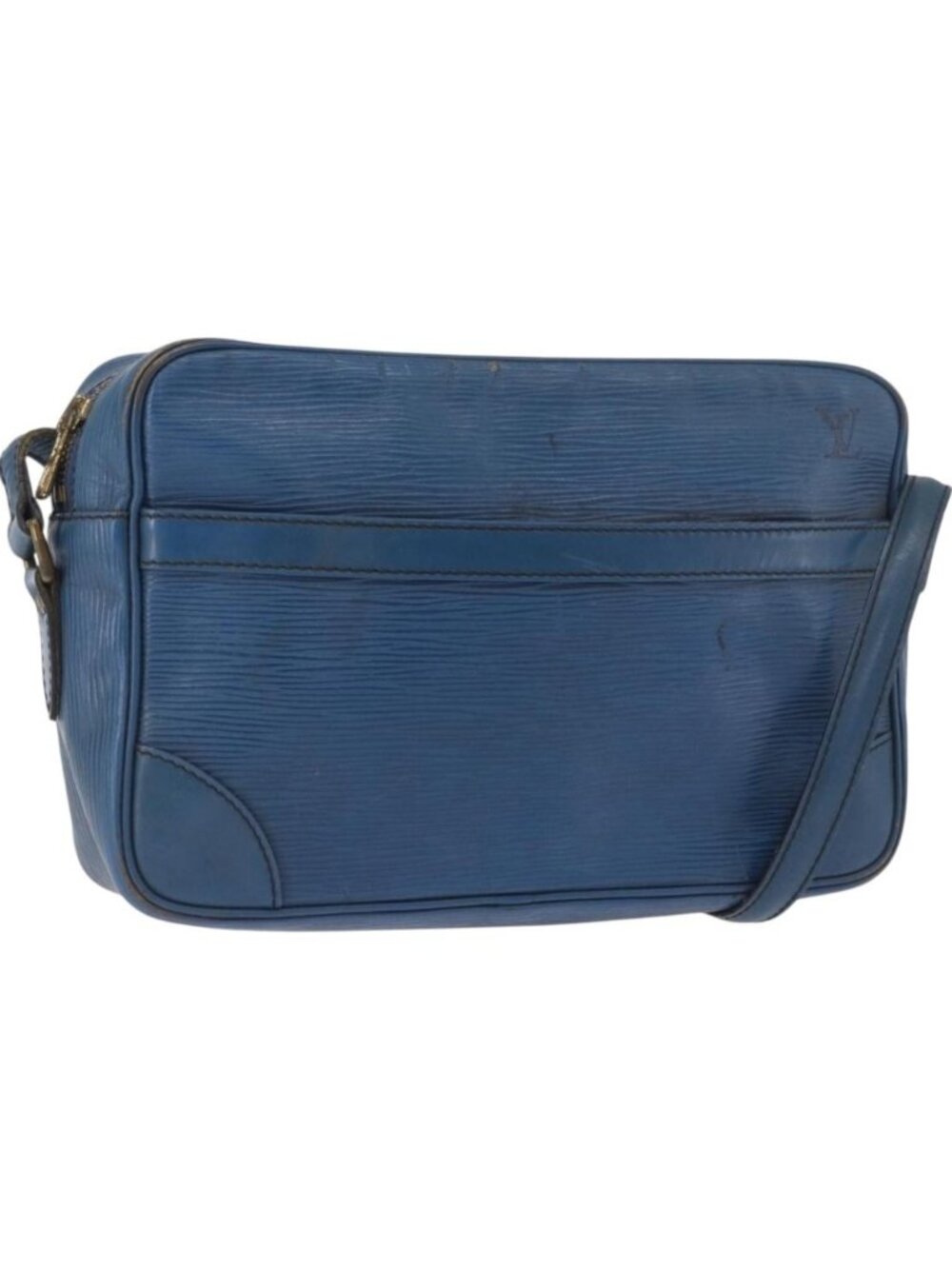 LOUIS VUITTON Epi Trocadero 27 Shoulder Bag Blue M52315